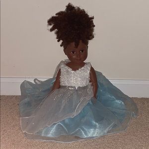Winter snow African American journeys doll